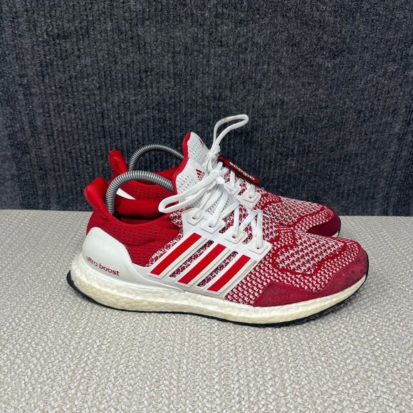 Adidas Ultraboost 1.0 Indiana Hoosiers Red White Athletic Shoes Mens 8.5 HQ5872 main image 6